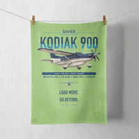 Thumbnail for Daher Kodiak 900 design on light green towel