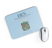 Thumbnail for Denver International Airport (DEN) design on light blue rectangle mouse pad