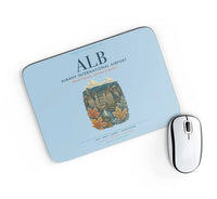 Thumbnail for Albany International Airport (ALB) design on light blue rectangle mouse pad
