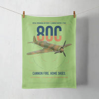 Thumbnail for IAR 80C design on light green towel