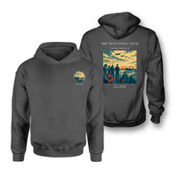 Thumbnail for VINTAGE G4519 - The Returning Crew - Double-Side Hoodie design on darkgray double side