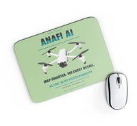Thumbnail for Parrot ANAFI Ai design on light green rectangle mouse pad