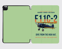 Thumbnail for F11C-2 Goshawk Dive from the High Hat design on light green ipad tablet case