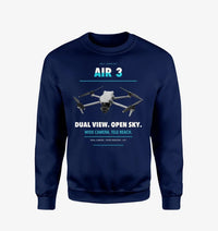 Thumbnail for DJI Air 3 design on navy blue sweatshirt