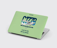 Thumbnail for Cessna 177B Cardinal design on light green MacBook case