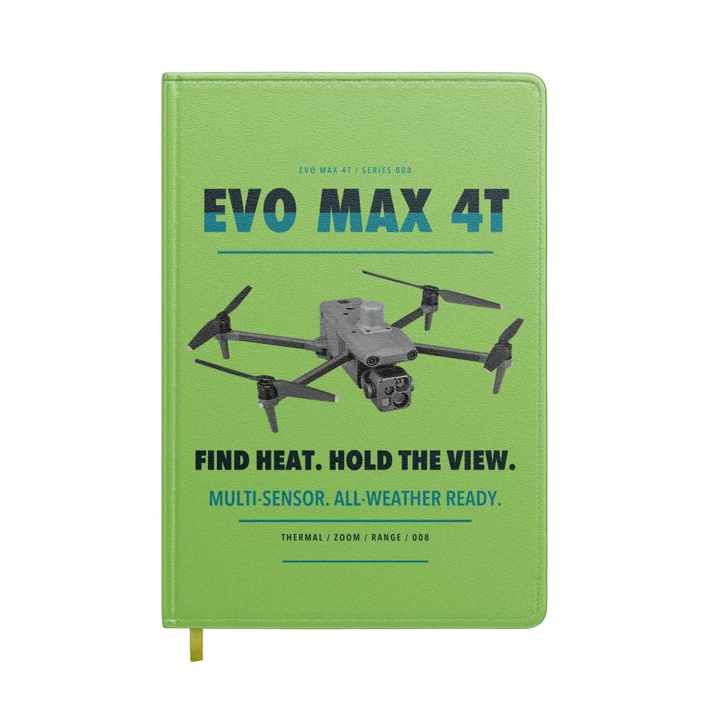 Autel EVO Max 4T design on light green notebook