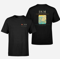 Thumbnail for Dalaman Airport (DLM) design printed on black double-side t-shirt