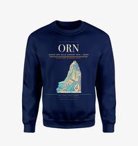 Thumbnail for Ahmed Ben Bella Airport (ORN) design on navy blue sweatshirt