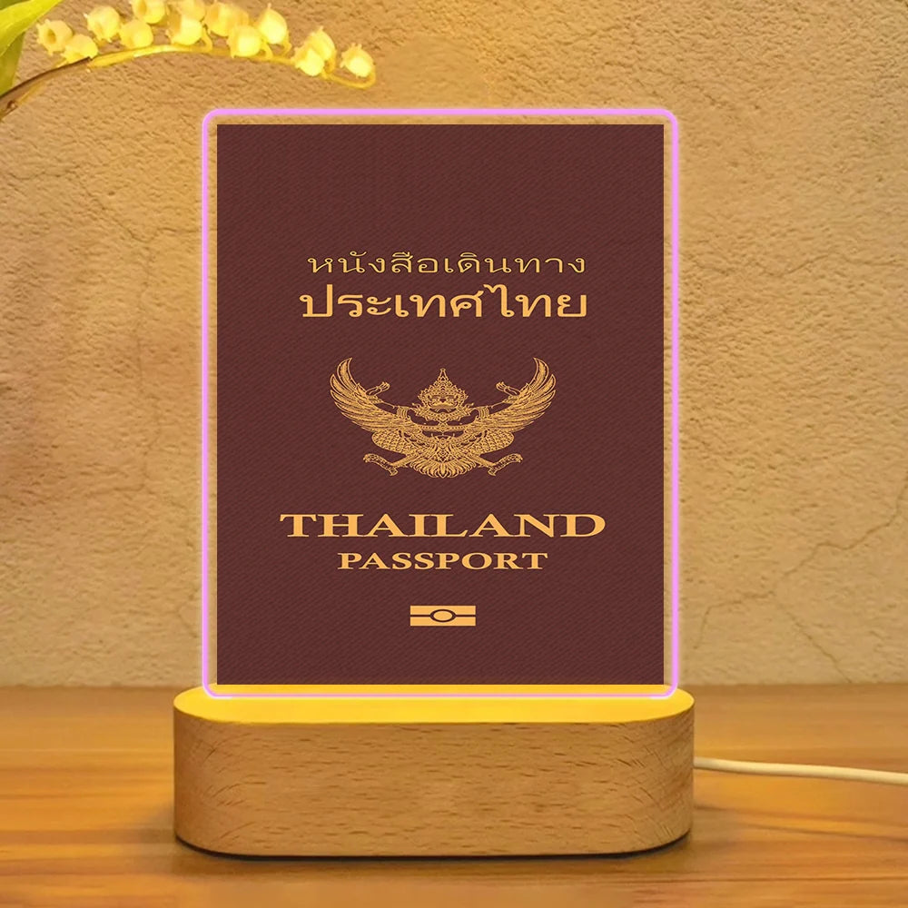 Thailand Passport Lamp - view 4