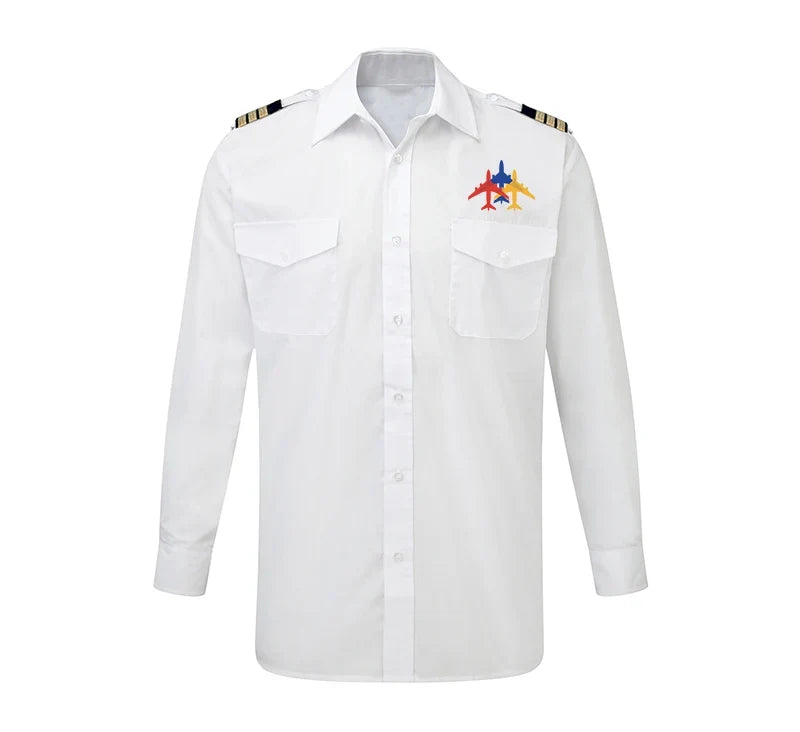 Customisable Colourful 3 Airplanes Shirt - view 4