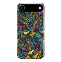 Thumbnail for Dark Coloured Passport Stamps iPhone Case - view 4