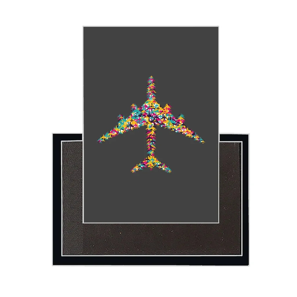 Colourful Airplane Magnet - view 4