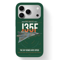 Thumbnail for Saab J 35F Draken design on dark green magsafe iphone case, for iPhone 17 Pro