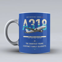 Thumbnail for A318 Mug design on blue airbus