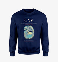 Thumbnail for Gainesville Regional Airport (GNV) design on navy blue sweatshirt