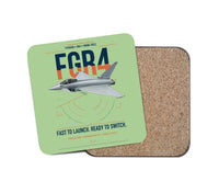 Thumbnail for Eurofighter Typhoon FGR4 design on light green 1 piece coaster