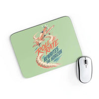 Thumbnail for Roll Rate Rewrites The Horizon design on light green rectangle mouse pad