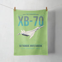 Thumbnail for XB-70A Valkyrie design on light green towel