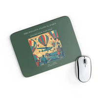 Thumbnail for VINTAGE G4394 - The Balloon Festival Dawn - Designed Mouse Pads design on darkgreen rectangle