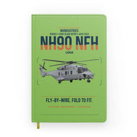 Thumbnail for NHIndustries NH90 NFH Caïman design on light green notebook