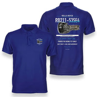 Thumbnail for RB211-535E4 design on blue polo