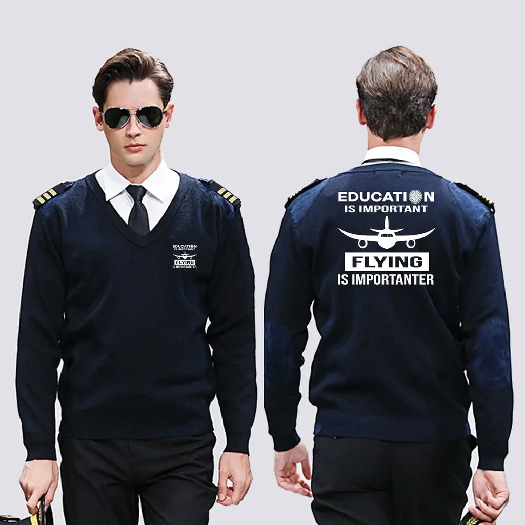 Customisable Flying is Importanter Sweater - view 4