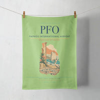 Thumbnail for Paphos International Airport (PFO) design on light green towel