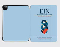 Thumbnail for Eindhoven Airport (EIN) design on light blue ipad tablet case