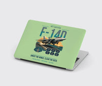 Thumbnail for F-14D Tomcat design on light green MacBook case