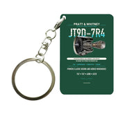 Thumbnail for JT9D-7R4 Key Chain design on dark green key chain
