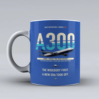 Thumbnail for A300B2 Mug design on blue airbus