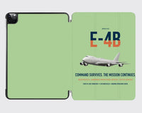 Thumbnail for E-4B Nightwatch design on light green ipad tablet case