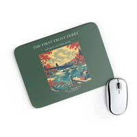 Thumbnail for VINTAGE G4433 - The First Frost Ferry - Designed Mouse Pads design on darkgreen rectangle