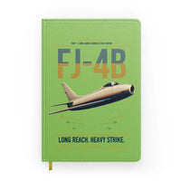 Thumbnail for FJ-4B Fury design on light green notebook