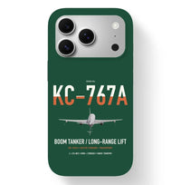 Thumbnail for Boeing KC-767A design on dark green magsafe iphone case, for iPhone 17 Pro
