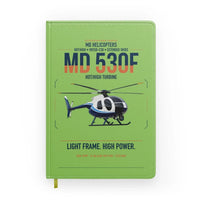 Thumbnail for MD Helicopters MD 530F design on light green notebook