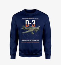 Thumbnail for Junkers Ju 87D-3 design on navy blue sweatshirt