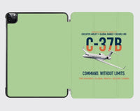 Thumbnail for C-37B Global Command Link design on light green ipad tablet case