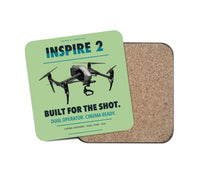 Thumbnail for DJI Inspire 2 design on light green 1 piece coaster