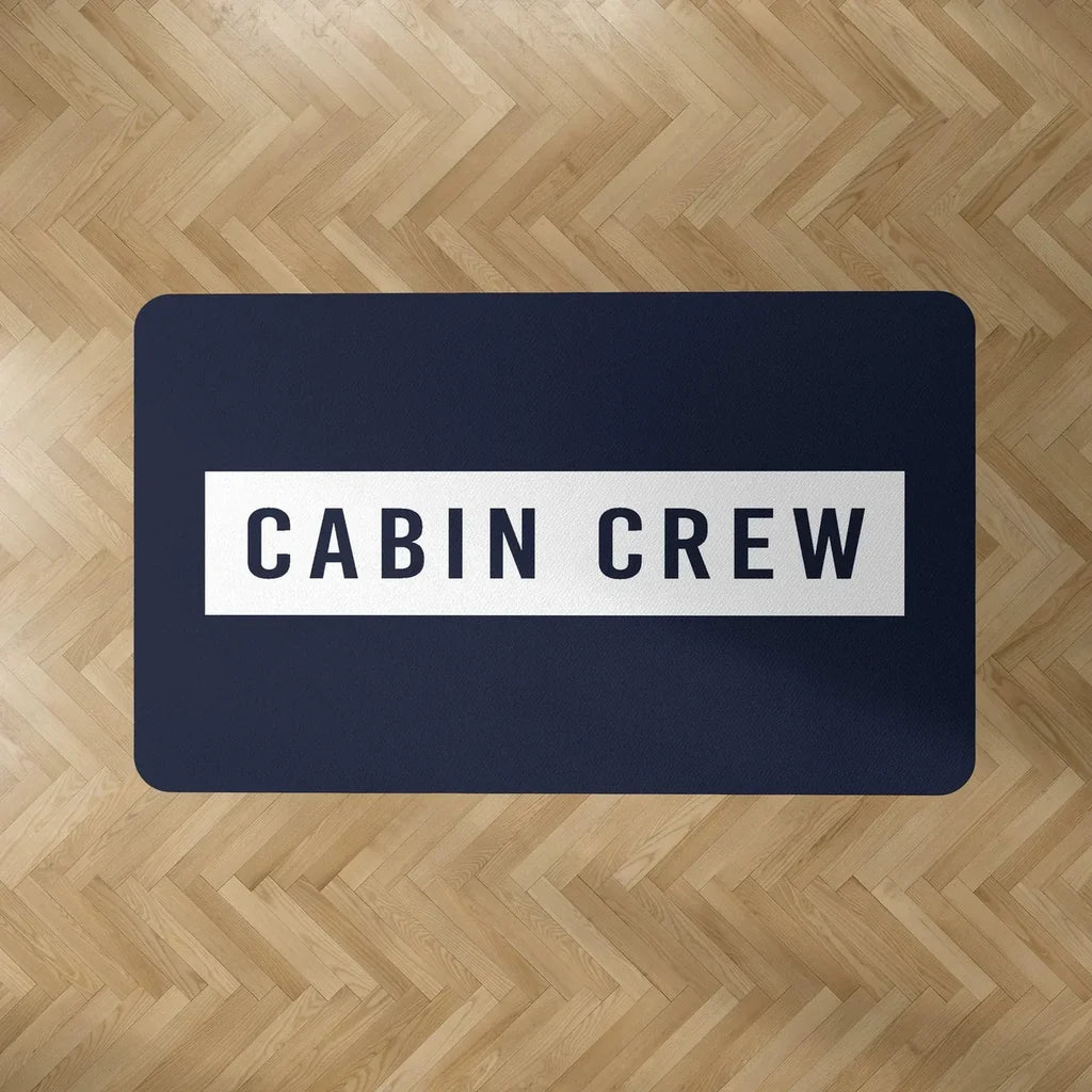 Cabin Crew Text Floor Mat - view 4