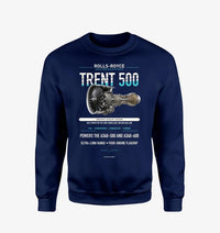 Thumbnail for TRENT 500 design on navy blue sweatshirt