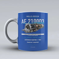 Thumbnail for 2100D3 Mug design on blue ae
