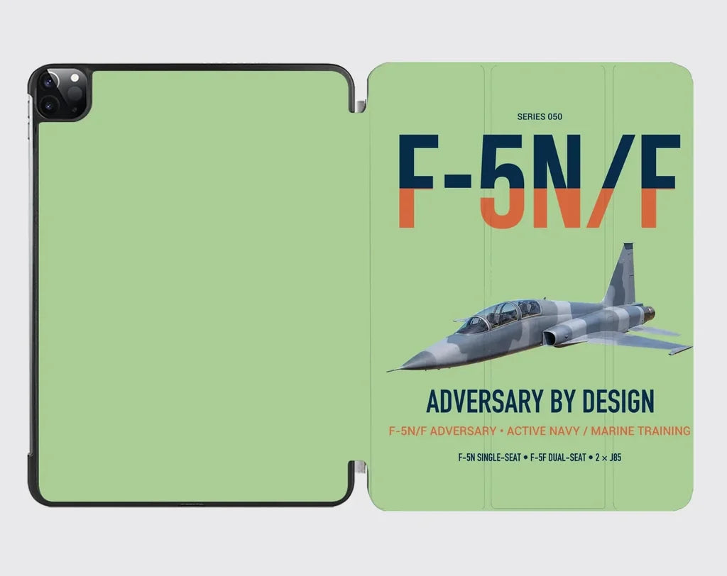 F-5N F Adversary design on light green ipad tablet case
