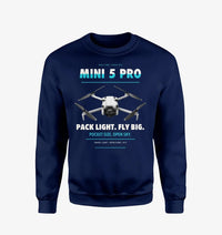 Thumbnail for DJI Mini 5 Pro design on navy blue sweatshirt