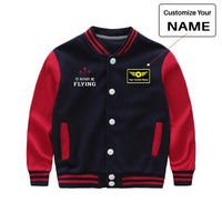 Thumbnail for I'd Rather Be Flying Baseball Jacket - view 5