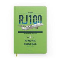 Thumbnail for Avro RJ100 design on light green notebook