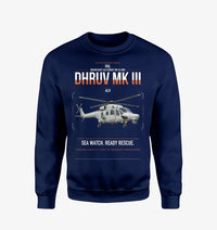 Thumbnail for HAL ALH Dhruv Mk III design on navy blue sweatshirt