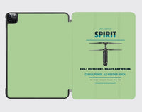 Thumbnail for Ascent AeroSystems Spirit design on light green ipad tablet case