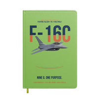 Thumbnail for F-16C Fighting Falcon Nine G One Purpose design on light green notebook