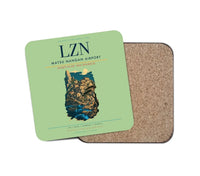 Thumbnail for Matsu Nangan Airport (LZN) design on light green 1 piece coaster